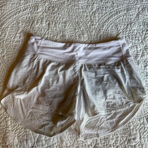 lululemon athletica White Athletic Shorts